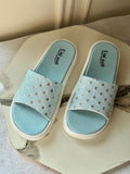 Soft Cotton Sky Slides