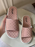 Soft Blush Pink Slides