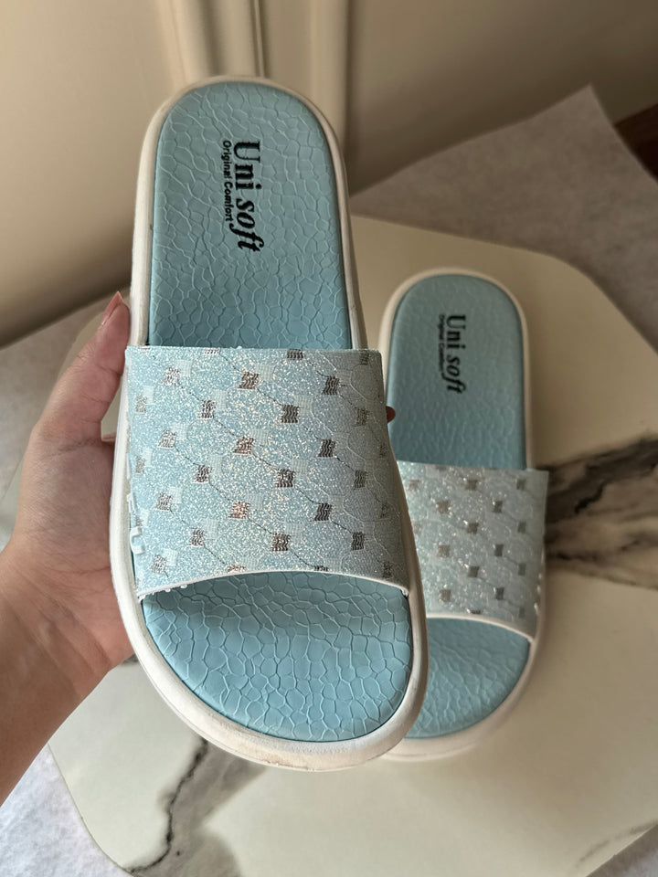 Soft Cotton Sky Slides